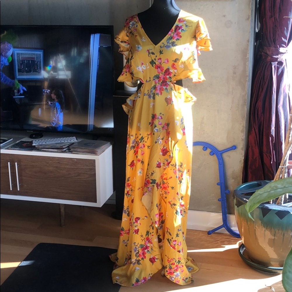ASOS Floral Hi-Lo Dress